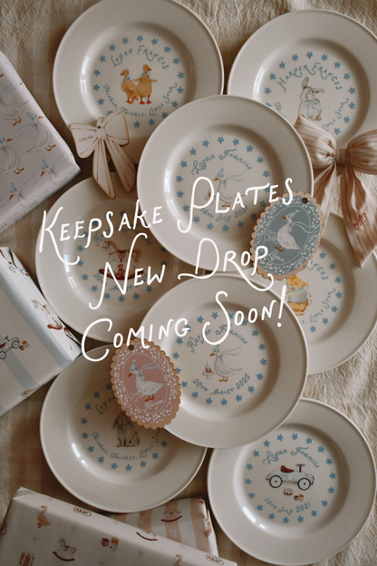 Keepsake Plate - 20cm Custom Message