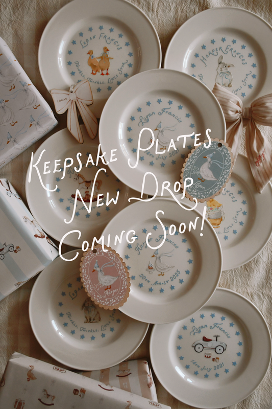 Keepsake Plate - 20cm Custom Message