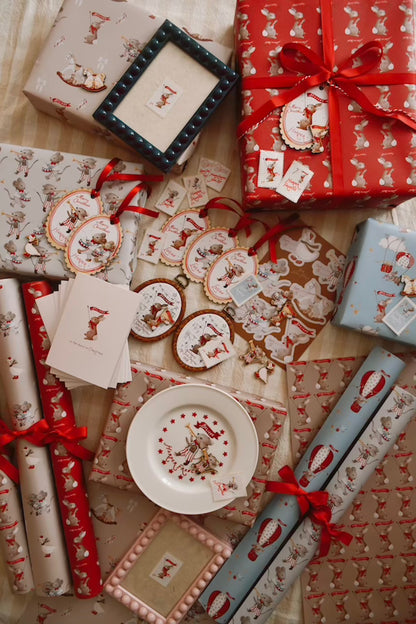 Wrapping paper - Believe Bunny