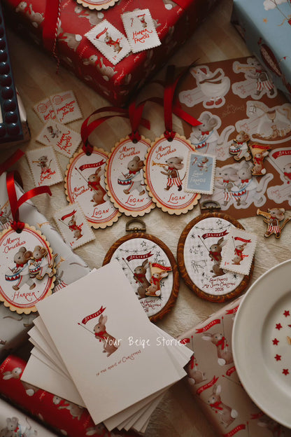 Personalised Christmas  -  Hoops Frame
