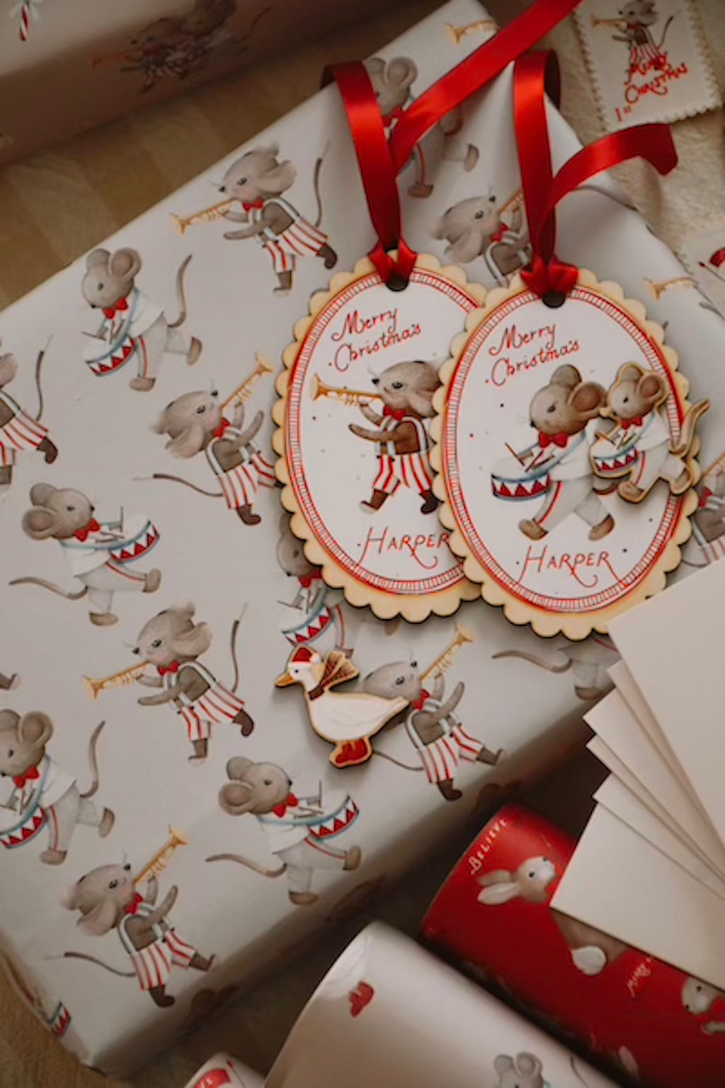 Mice - Gift Tags Personalised