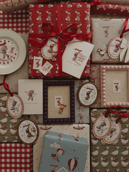Wrapping paper - Believe Bunny