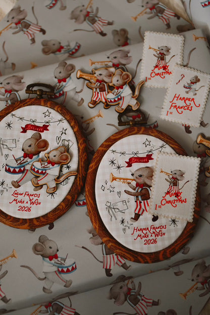 Personalised Christmas  -  Hoops Frame