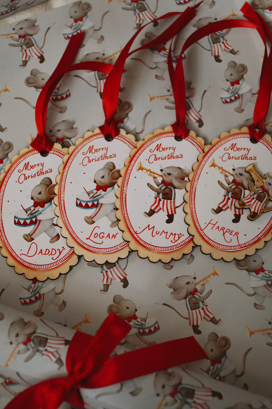 Mice - Gift Tags Personalised