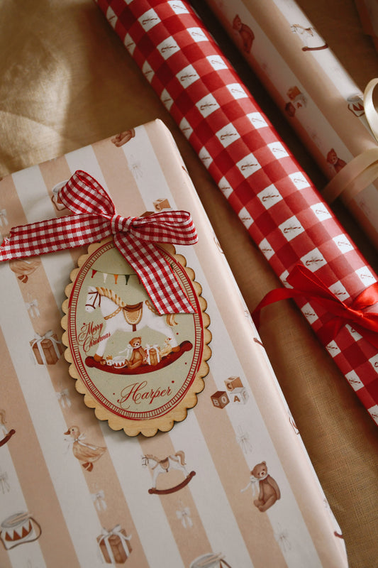 Rocking Horse - Gift Tags Personalised