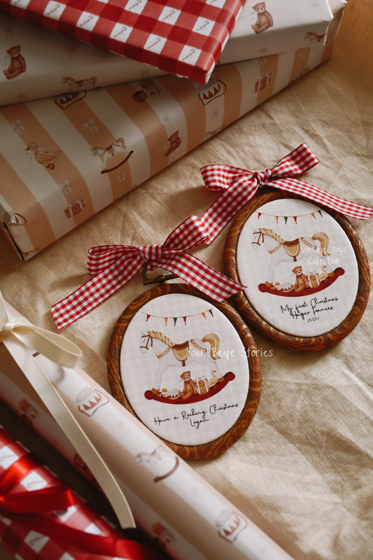 Personalised Christmas  -  Hoops Frame