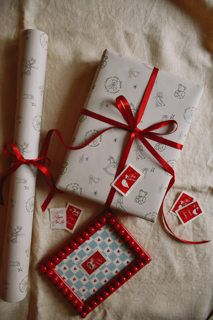 Wrapping paper - Vintage Toys Christmas