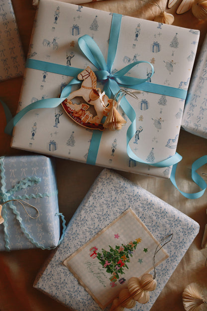 Wrapping paper - Nutcracker Blue Christmas