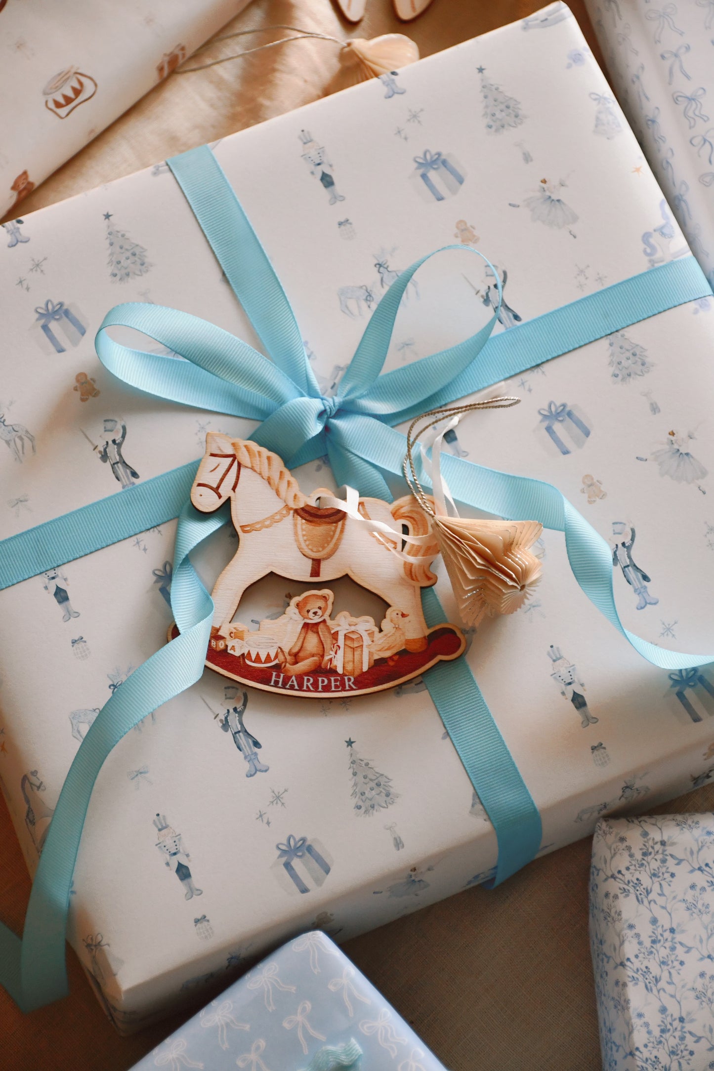 Wrapping paper - Nutcracker Blue Christmas