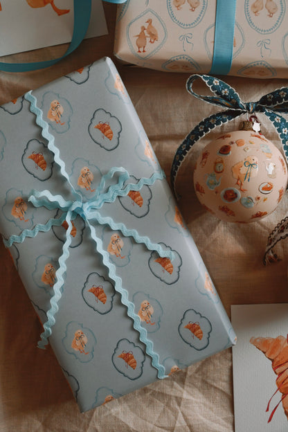 Wrapping paper - Croissants