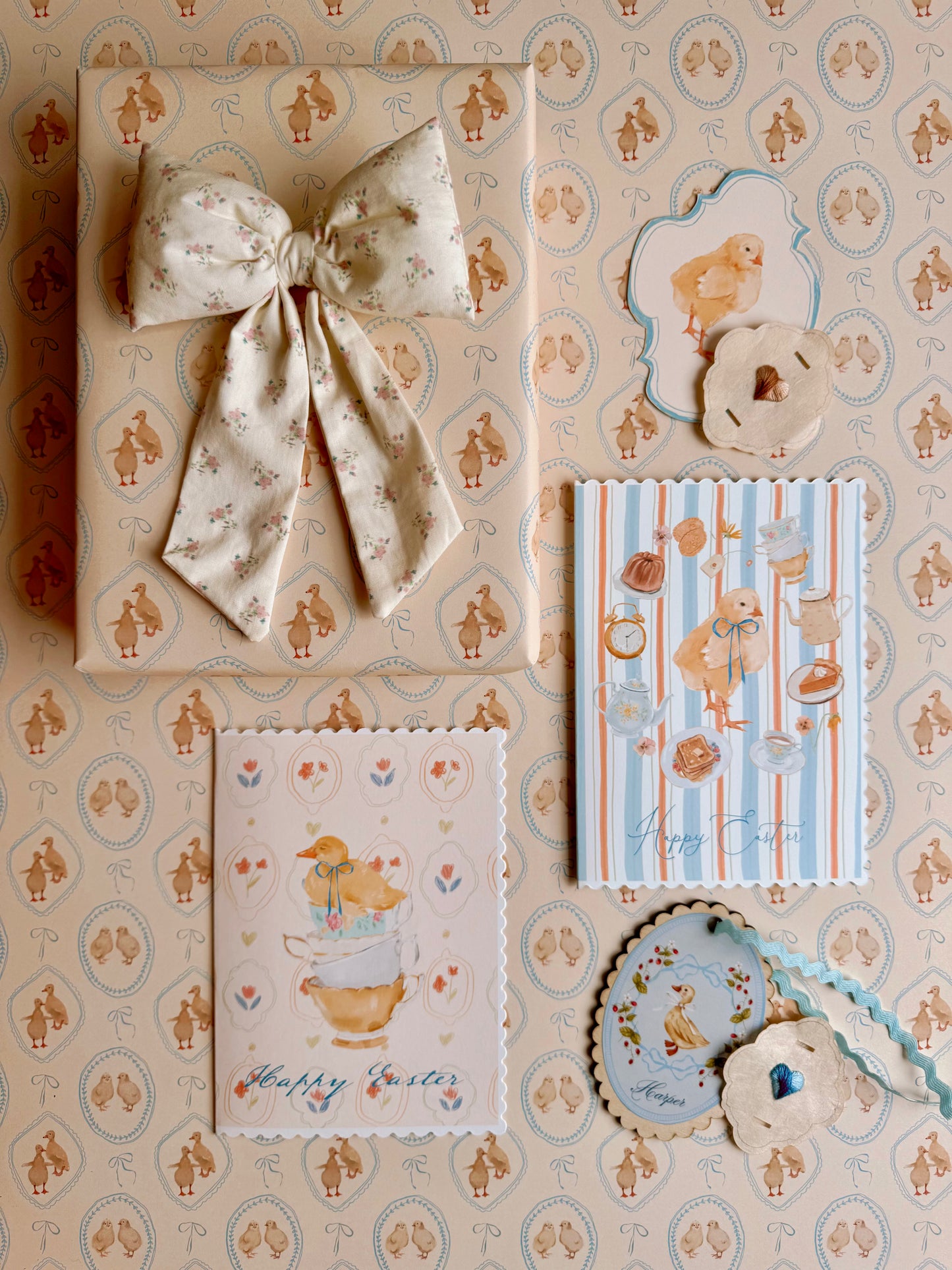 Wrapping paper - Chicks