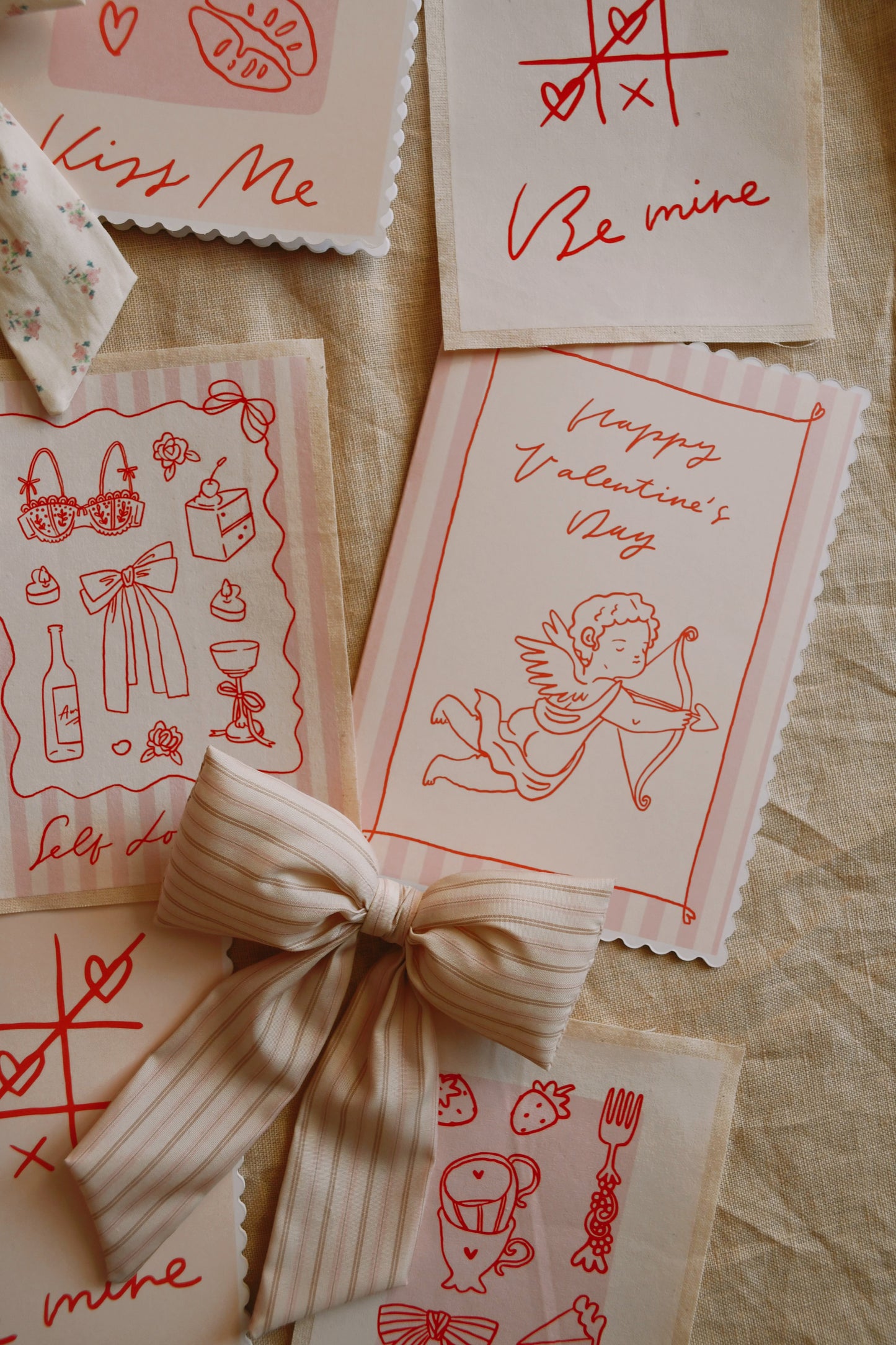 Scalloped Card - Valentine's Day