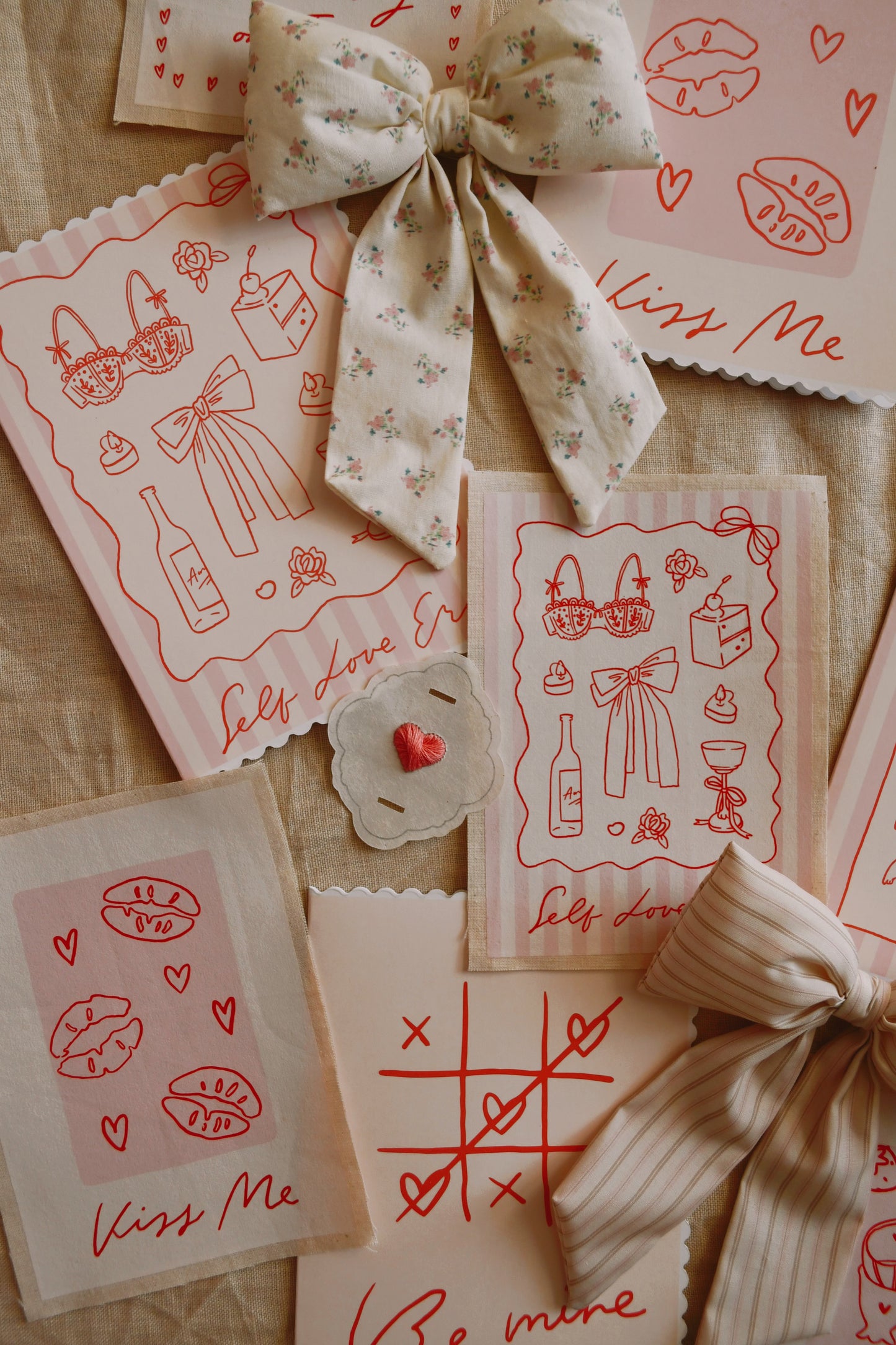 Scalloped Card - Valentine's Day