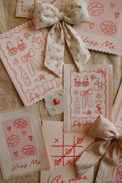 Scalloped Card - Valentine's Day