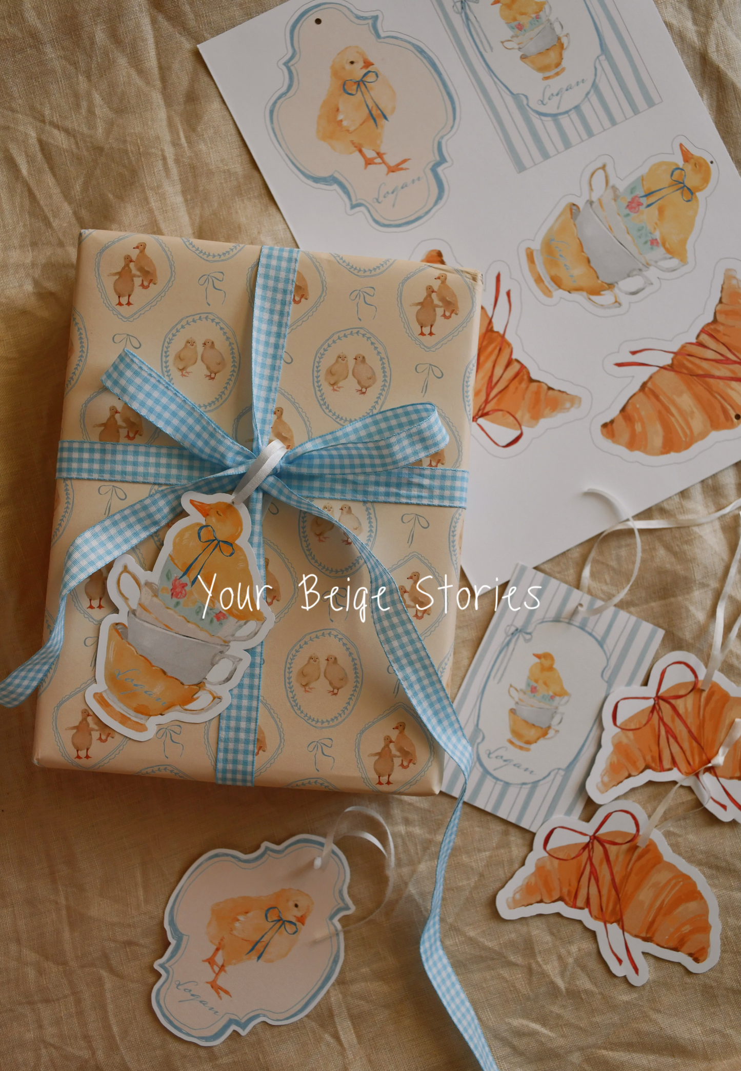 Chicks Collection - Gift Tags Personalised