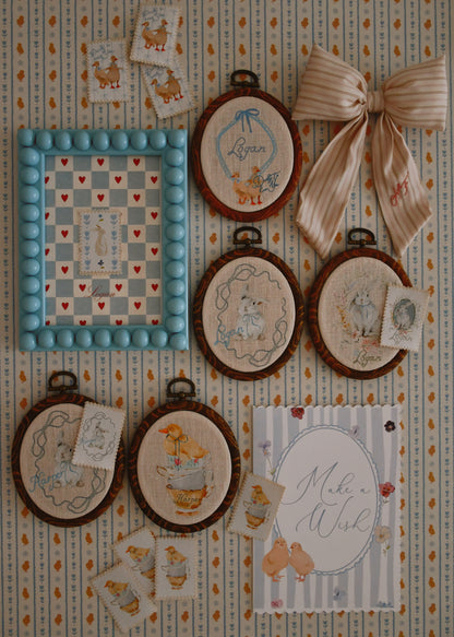 Personalised Spring  -  Hoops Frame