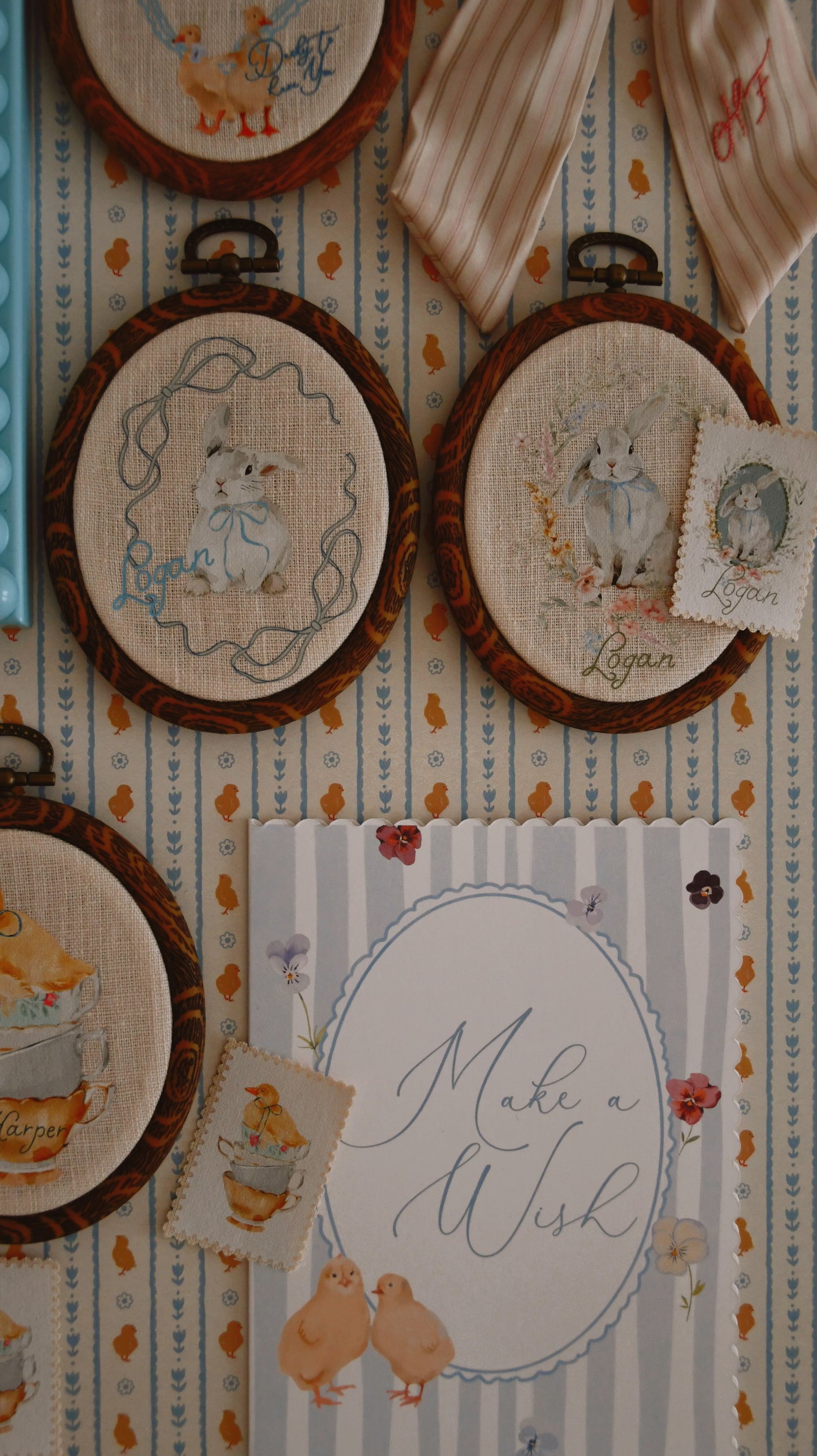 Personalised Spring  -  Hoops Frame