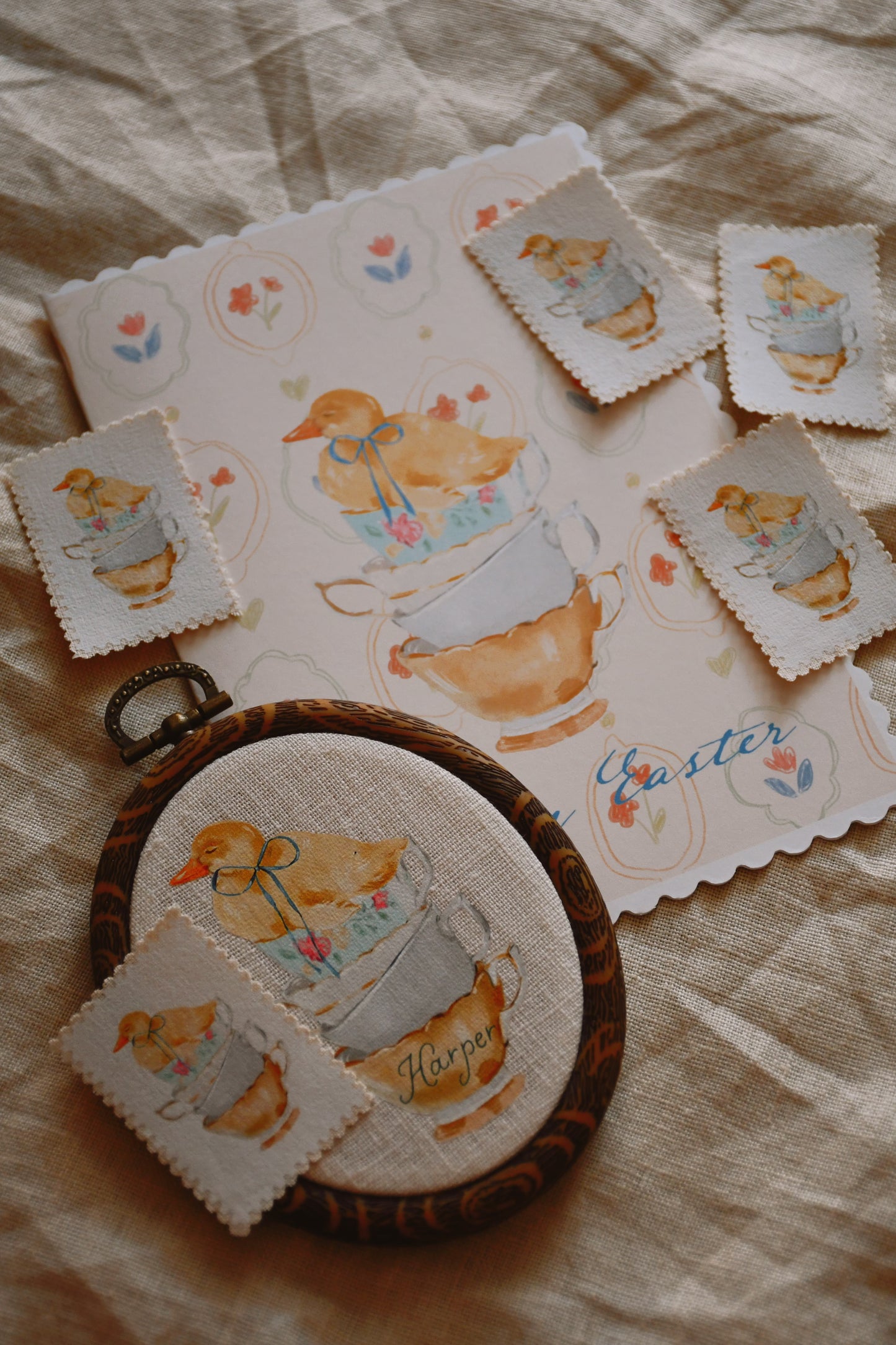 Personalised Spring  -  Hoops Frame