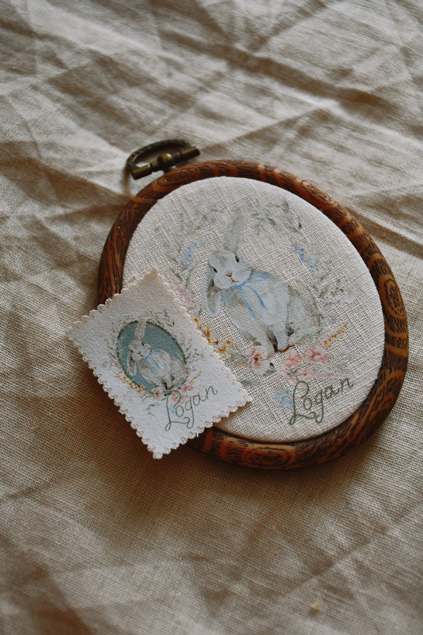 Personalised Spring  -  Hoops Frame