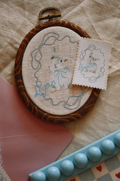 Personalised Spring  -  Hoops Frame